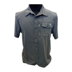 Salty Crew Offshore Short Sleeve Teck Woven Shirt Charcoal M