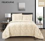 Simon Baker Melbourne Comforter - Natural Various Sizes - King - 270CM X 270CM + 2 Pillowcases 50CM X 70CM + 5CM Natural