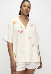 Cotton On Plus Body Woven Sleep Set - Scandi Fruit And Flowers