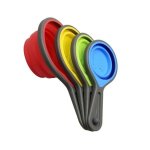 Mykitchen Collapsible Silicone Measuring Cups