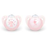 Nuk Silicone Trendline Soother - Rose