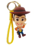 Woody Figurine Schoolbag Tag & Keyholder - Toy Story - Green - Big Head