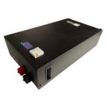25.6V 104AH 2.66KWH LIFEPO4 Lithium Iron Phosphate Wall Mount Solar Ups Battery – Black