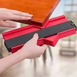 1PC Ultimate Contour Gauge - Precision Shape Duplicator For Seamless Replication - Versatile Plastic Ruler For Corners Wood Carp