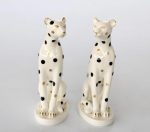 S 2 China Leopard Candle Holders – 22X12.5X7CM