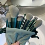 13PCS Professional Makeup Brush Set - Premium Kabuki Foundation & Multi-use Brushes For Flawless Blending Concealing & Eyeshadow