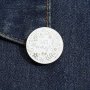 1pc "I Am Enough" Enamel Pin Mental Health Awareness Brooch Lapel Badge On Backpack Clothes Accessories Jewelry Gift For Friend