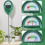 1PC Soil Moisture Meter Soil Hygrometer For Plants Soil Water Gauge Meter Indoor Outdoor Soil Moisture Sensor For Garden Lawn Fa