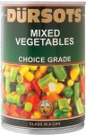 Mixed Vegetables Choice Grade 12 X 410G Vegetables