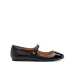 Flat Strap Pumps -black