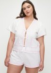 Cotton On Plus Winnie Woven Sleep Set - Coconut Milk pink