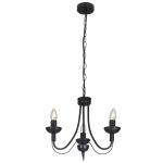 Black Metal Resin And Wrought Iron Chandeliers – CH523 3