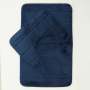 Two Piece Milan Memory Foam Mat - Navy