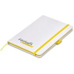 Tundra A5 Hard Cover Notebook - Yellow - Yellow