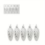 10 Multi-use Painted Pine Cone Christmas Ornaments