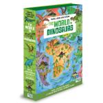 The World Of Dinosaurs 200PC Puzzle + Book -