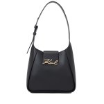K signature Hobo Bag -black