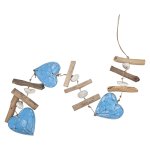 Hanging Wooden Heart Decor Nautical Driftwood 100CM