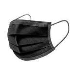 Face Masks 3PLY Disposable Black 50S