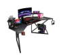 Ergonomic Gaming/office Desk 180CM Wing-shaped Home Cuputer Table - Black