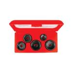 : 5PC Oil Filter Cap Wrench Set - T75875