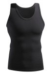 Men's Solid Tank Top Active Crew Neck Skinny Sleeveless Top Men's Clothing For Summer Outdoor