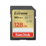 SanDisk Extreme Sd Uhs I 128GB Card For 4K Video For Dslr And Mirrorless Cameras 180MB S Read & 90MB S Write Lifetime Warranty