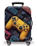 Printed Luggage Protector Cover - Retro Console Art - Xlarge