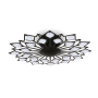 Katana 20W Black LED Ceiling Light