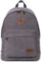 Troop London Organic Cotton Casual Day Backpack Charcoal