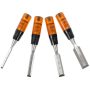Wood Chisel Set 4PC Acetate Handle