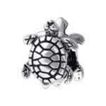 A206-C14703 - 925 Sterling Silver Turtle Charm European Charm Bead