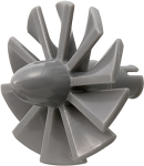 Parts Engine Large Center 10 Blades X577 - Dark Bluish Grey