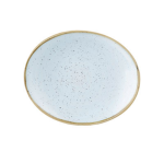 Churchill Duck Egg Blue Oval Plate 19.2CM Set Of 12