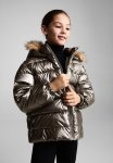 Puffer Coat Glam - Silver