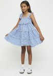 PoP Candy Tiered Dress - Blue