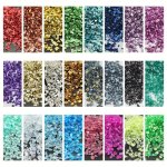 Stained Glass Non-porous Gravel Beads Stones Crushed Glass Irregular Chips Multi Color Handmade Diy Nail Art Decoration Vase Fil