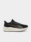 Puma Dasher Lite Womens Shoes In Black & Gold - Black And Gold 8