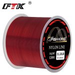 Ftk Red Nylon Fishing Line - Strong And Durable Monofilament Line For Carp Fishing 120M 4.13-34.12LB