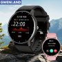 Gwenland 2024 New Smart Watch Men Full Touch Screen Sport Fitness Watch IP67 Wireless For Android/iphone Smartwatch Men+box.