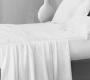 Polycotton 144 Thread Count Flat SHEET - White - 3/4 180 X 270CM