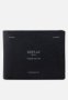 Cow Hammered Leather Wallet - Black