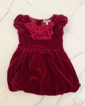 DKNY Red Velvet Dress 2Y