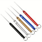 Titanium Outdoor Portable Multifunctional Toothpick Bottle: Stronger Than Dental Floss Ideal For Camping And Dining On The Go