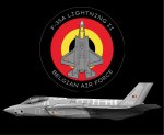 Belgian Air Force F-35A Lightning II Mouse Pad