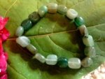 Green Aventurine Square Bead Bracelet