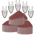 Aozzy 145 Multi Tool Sandpaper Kit For Most Oscillating Tool Sanding Pads Compatible With Most Bosch dewlta Brands Multiple Grit