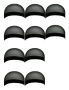 Wig Cap To Wear Under Wig 10PCS - Black