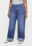 Cotton On Plus Loose Cuff Jean - Pure Blue