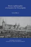 Droit Et Philosophie A La Lumiere De L' Encyclopedie French Paperback 1st